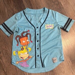 Nickelodeon Blue Rugrats Jersey Shirt
